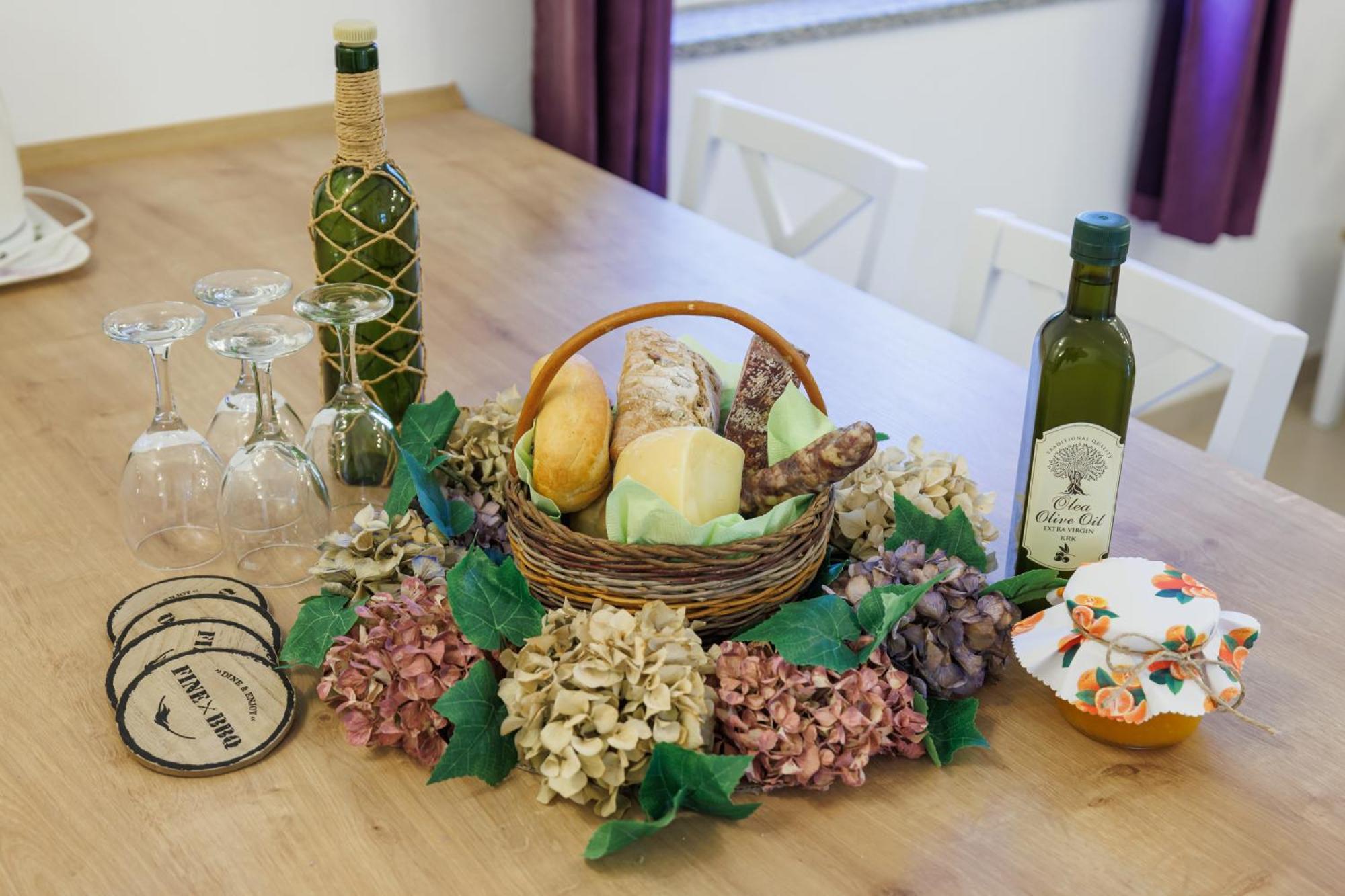 Apartmani Olea Krk 克尔克 外观 照片